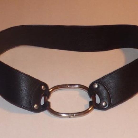 Prada Black Leather Vintage Belt main image 5